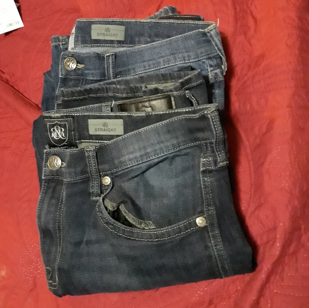 Two (2) pairs of Rock & Republic men's Jeans